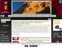 Tablet Screenshot of comune.massamarittima.gr.it